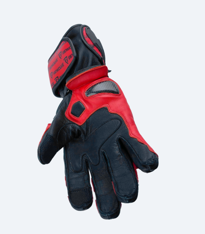 Kaizen motorcycle leather gloves palm