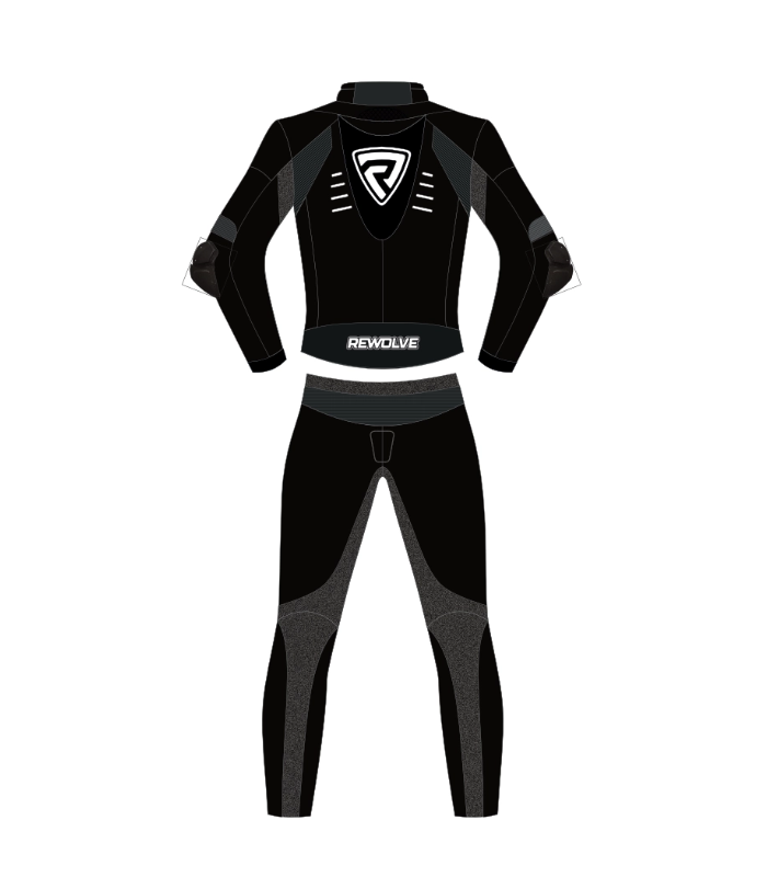 raze motorcycle leather suit front