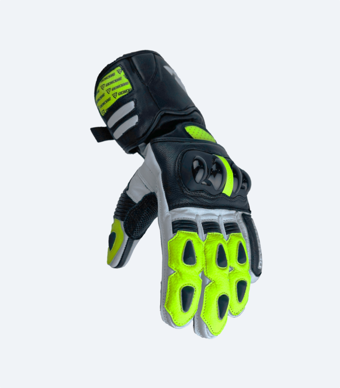 Talon motorcycle leather gloves top