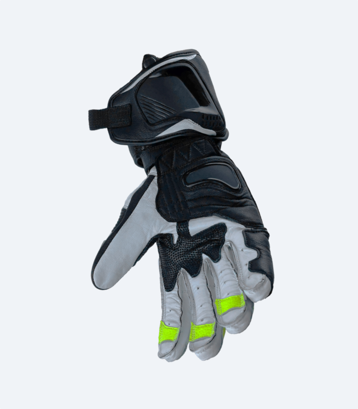 Talon motorcycle leather gloves palm