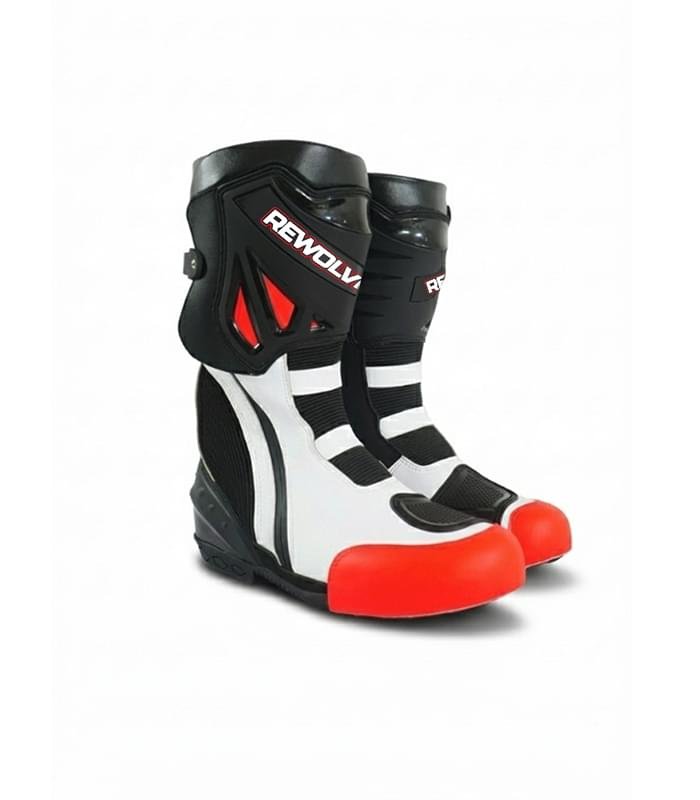 Rock motorcycle boots pair front