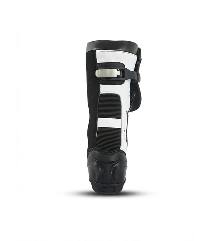 Rock motorcycle boots back