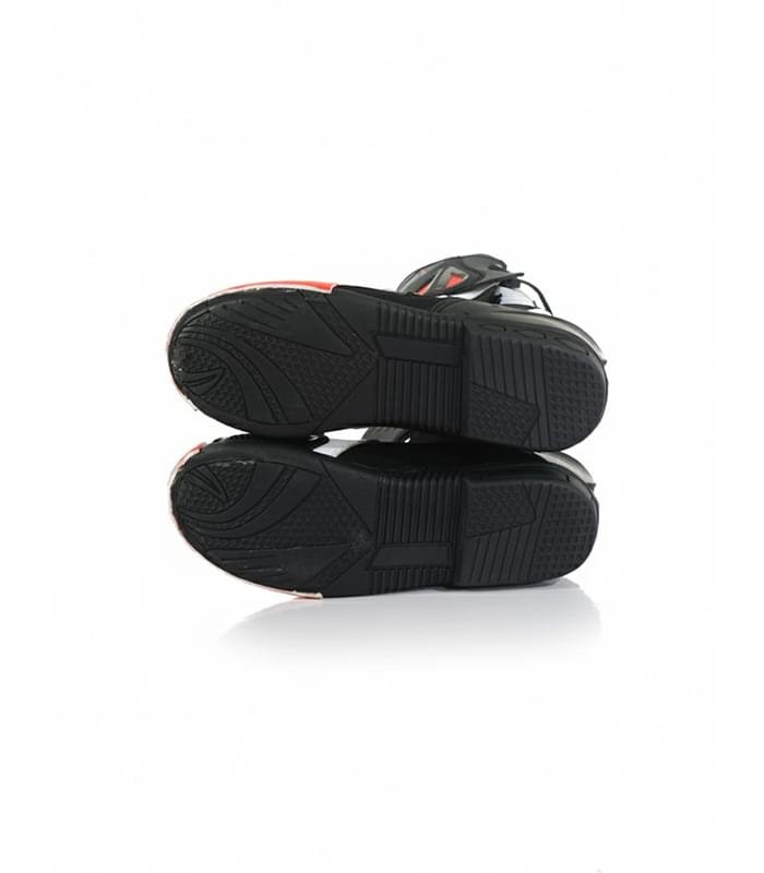 Rock motorcycle boots pair downside