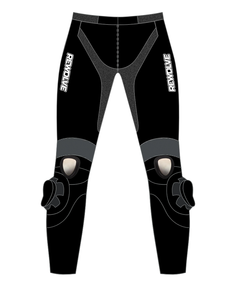 Raze motorbike leather trouser front